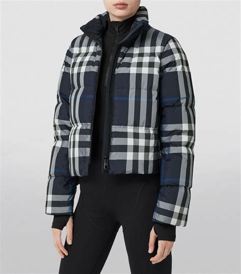 burberry down jacket review|burberry check cropped puffer jacket.